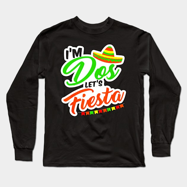 Im Dos Taco Twosday 2nd Birthday Gift Long Sleeve T-Shirt by CovidStore